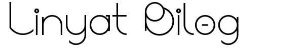 Linyat Bilog font preview